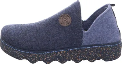 Image de Rohde Foggia-D : Chaussures pour femmes, pantoufles, pantoufles bleues, chaussures de maison, chaussures de loisirs