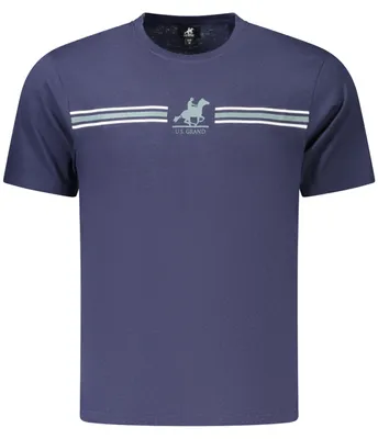 Immagine prodotto di US GRAND Herren-T-Shirt mit kurzen Ärmeln, blau
