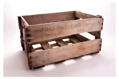 Produktbild von Vintage Pfalzer Weinkiste  Holz 46 x 30,5 x 24 cm