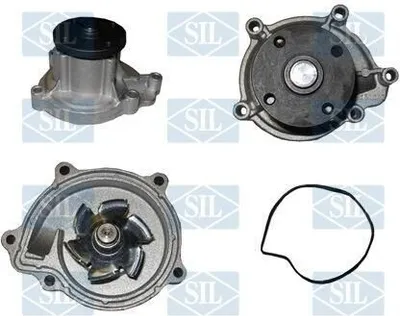 Produktbild von Saleri SIL Kühlmittelpumpe Wasserpumpe passend für MERCEDES-BENZ A-Klasse (W169) PA1600