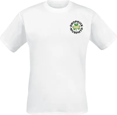 Produktbild von Dropkick Murphys T-Shirt Herren Boston Badge weiß S