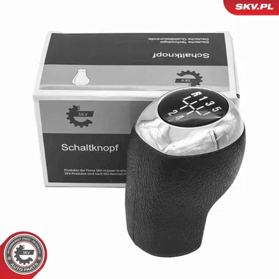 Immagine prodotto di pomello del cambio Hyundai i20 I i30, 437111J3209P, 5B, nero, ecopelle
