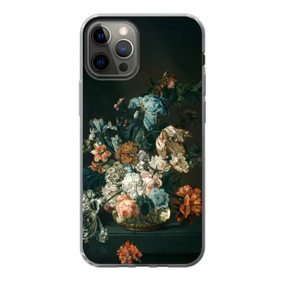 Produktbild von MuchoWow® Handyhülle Schutzhülle Hülle für iPhone 13 Pro Stilleben mit Blumen - Alte Meister - Kunst Silikon Softcase Handy Hülle - Handy-Tasche