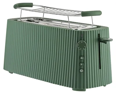 Obrázok produktu pre Hriankovač Alessi Plisse - zelený - 1700 W - MDL15 GR - Michele De Lucchi