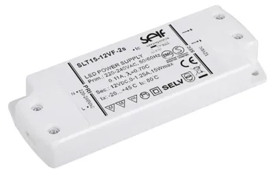 Produktbild von Self Netzteil LED Trafo EVG 1,25A 15W 12V/DC SLT15-12VF-2