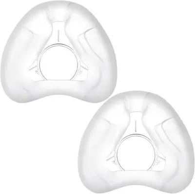 Produktbild von Ersatz-Nasenpolster fš¹r ResMed AirFit N20, kompatibel mit Original-Airfit N20-Rahmen, zuverl?ssige Abdichtung und perfekte Passform, Ersatz-Maskenpolster, bedeckt die Nase, 2er-Pack, mittelgro?