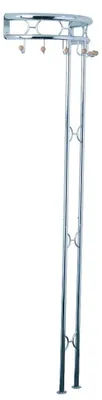 Obrázek produktu pro Nástěnný věšák z ocelových trubek, 51 x 28 x 180 cm