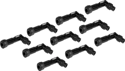 Produktbild von Zündkerzenstecker Set NGK 10x XD05F 10-12mm M4 102° schwarz, 8072