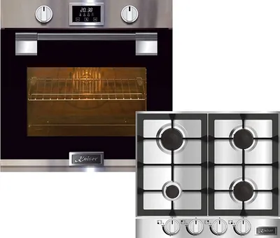 Produktbild von Herd Set/ Kaiser EH 6337/ Einbaubackofen Elektrobackofen+KG 6357 Gaskochfeld 60 cm