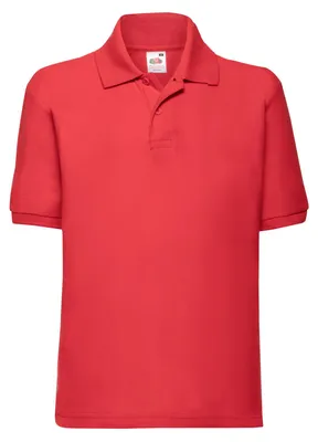 Image de Fruit of the Loom - Polo « 65/35 » pour enfants LT1880 (128) (rouge)