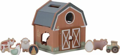 Obrázek produktu pro Little Dutch Little Farm – krabička na kostky, Farm House