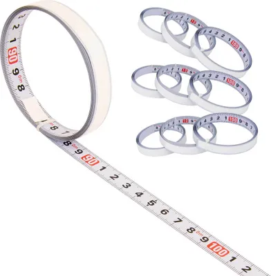Produktbild von SCHMIDT systemprofile 10x Maßband 1m-1m Mitte Stahl Skalenbandmaß klebend