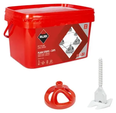Image de Kit de nivellement cyclone l.s. 1,5 mm. (100 c+300 b) - RUBI - 35964
