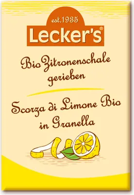 Produktbild von Lecker's Zitronenschale gerieben 15 g