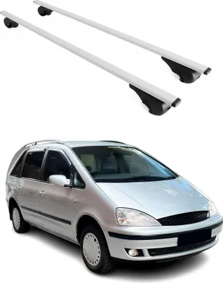 Produktbild von Dachträger Gepäckträger für Ford Galaxy 1996-2006 Grundträger Metall Silber 2tlg