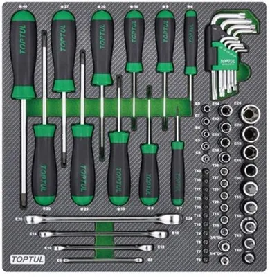 Produktbild von TOPTUL Werkzeug-Set Werkzeugsatz GEC6102