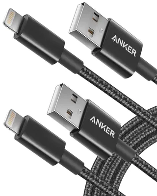 Produktbild von Anker AK-848061055832, 1,8 m, Lightning, USB A, Männlich, Männlich, Schwarz