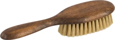 Produktbild von Katzenbürste 18cm mit Griff, weichen Borsten und natürlichen Kammzähnen