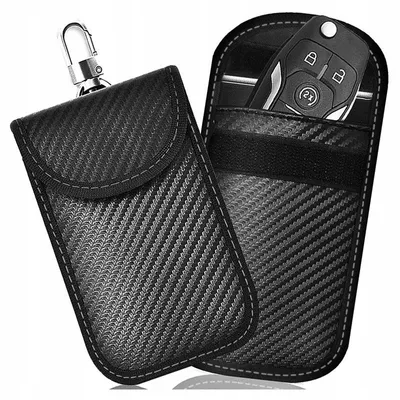 Image de 2 étuis de protection RFID pour clés et cartes