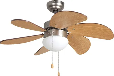Produktbild von Orbegozo CP-15075 N, Haushalts-Lamellenlüfter, Nickel, Zimmerdecke, 80 cm, 50 W, 230 V, 50 Hz