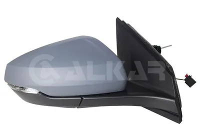 Produktbild von ALKAR 6138198 Außenspiegel Seitenspiegel Rechts für VW POLO (AW1, BZ1) Konvex Grundiert