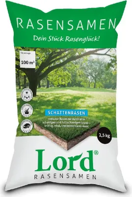 Produktbild von Lord Rasensamen Schattenrasen 2,5 kg
