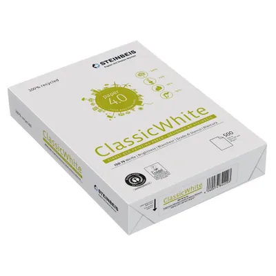 Image de STEINBEIS 8024B80B Papier recyclant ClassicWhite DIN A3 80 g/qm 500 Blatt