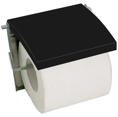 Produktbild von MSV Toilettenpapierhalter, Schwarz