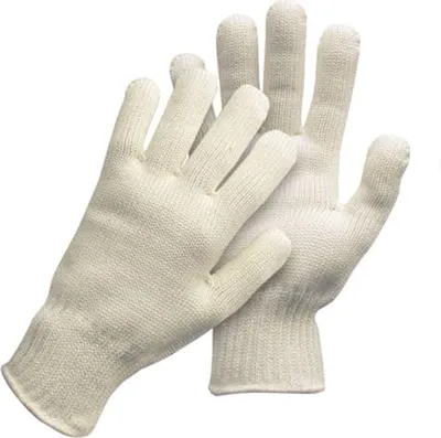 Productafbeelding van 10 paar polyamide stickhandschoenen, wit, handschoenen, werkhandschoenen