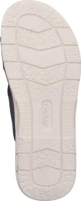 Produktbild von Rieker Herren Pantolette aus leichtem Netzstoff mit weicher Decksohle 21340, Größe:44 EU, Farbe:Blau