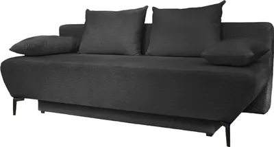 Produktbild von Kaiser Möbel Sofa mit schlaffunktion und bettkasten , Sofa 3 sitzer Antic stoff Ascot Grau