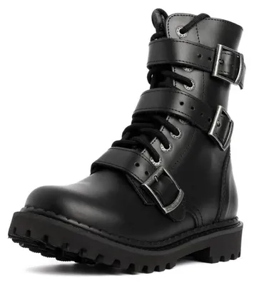 Produktbild von Angry Itch Lederstiefel - 10-Loch Ranger 3 Buckles Light 44