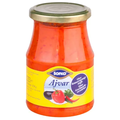 Produktbild von Sofko Ajvar Gemüsezugereitung mit Paprika und Auberginen 370ml