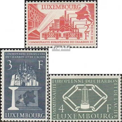 Produktbild von Briefmarken Luxemburg 1956 Mi 552-554 (kompl.Ausg.) postfrisch Montanunion