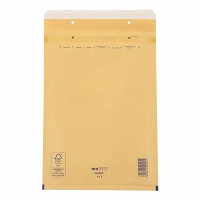 Produktbild von 25x AROFOL CLASSIC Luftpolstertasche  6/F-16 215x340mm für A4+ braun