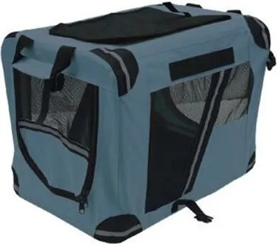 Produktbild von TrendLine Tiertransportbox 70 x 45 x 55 cm blau