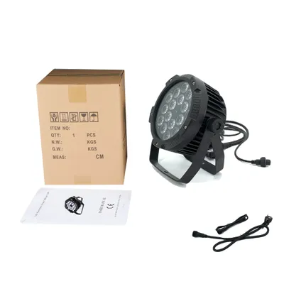Produktbild von Bühnenscheinwerfer, IP65 wasserdicht, DMX512 Steuerung, Rot & Grün & Blau, EU-Stecker-a