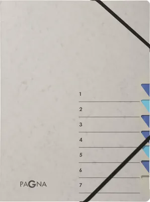 Immagine prodotto di Organizer PAGNA "Easy Grey", DIN A4, 7 cartelle, blu