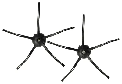 Produktbild von vhbw 2x Seitenbürste kompatibel mit Roborock Q5+ Saugroboter - Reinigungsbürsten Set, schwarz