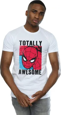 Obrázek produktu pro Marvel - Pánské tričko "Totally Awesome" BI37612 (S) (Bílá)