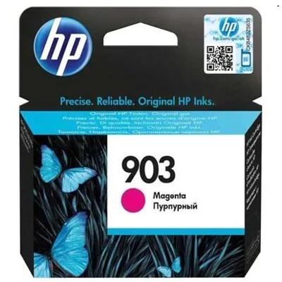 The image shows the retail packaging of an HP 903 magenta ink cartridge.