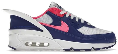 Produktbild von Nike Air Max 90 Flyease Deep Royal Blue Hyper Pink - EU 45.5
