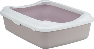 Produktbild von TRIXIE Katzentoilette Classic - flieder/weiß - 37 × 15 × 48 cm
