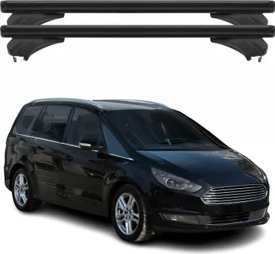 Immagine prodotto di Portapacchi Menabo per Ford Galaxy III 2015-2022 in alluminio nero, 2 pezzi