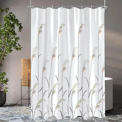 Productafbeelding van Douchegordijn Weizenohr, 80x180 cm, anti-schimmel, waterafstotend, machinewasbaar