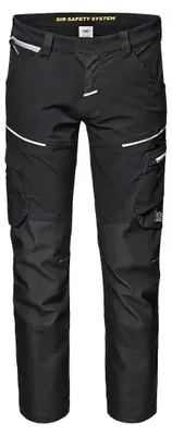 Produktbild von Sir Safety Arbeitshose Gemini Guard Short Herren 4-Wege-Stretch wasserabweisend, 50, Schwarz
