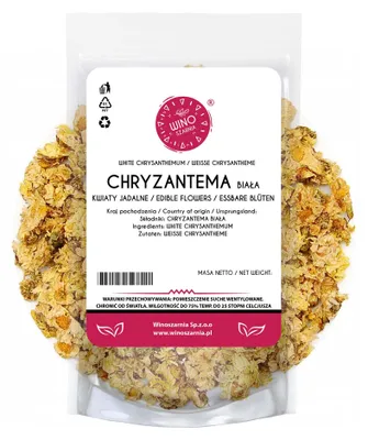 Obrázok produktu pre Jedlé kvety, biele kvety chryzantémy – 1 kg
