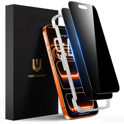 Produktbild von Displayschutzfolie Panzerglas Sichtschutz für iPhone 17 Pro Max (6,9 Zoll) 2 Stück