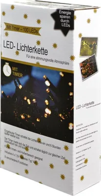 Image de Guirlande lumineuse LED 100 avec minuterie