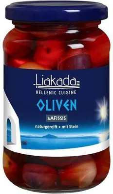 Image de Olives noires Liakada extra larges ATG 200g